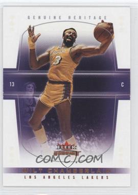 2004-05 Fleer Genuine - [Base] #109 - Genuine Heritage - Wilt Chamberlain /500