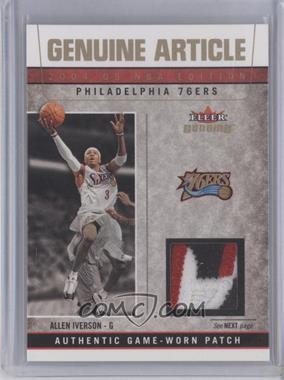 2004-05 Fleer Genuine - Genuine Article Game Used - Patches #GA/AI - Allen Iverson /15