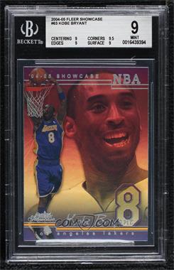 2004-05 Fleer Showcase - [Base] #63 - Kobe Bryant [BGS 9 MINT]