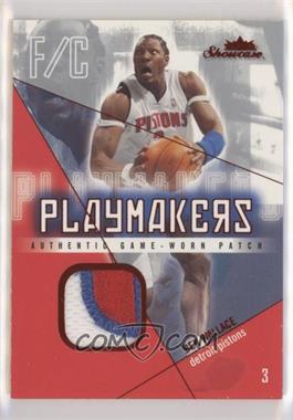 2004-05 Fleer Showcase - Playmakers Jersey - Red Nameplate Patch #PM-BW - Ben Wallace /50