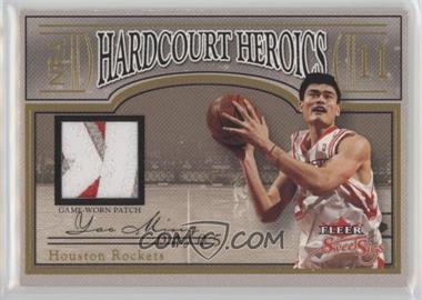 2004-05 Fleer Sweet Sigs - Hardcourt Heroics - Patches #HH-YM - Yao Ming /50