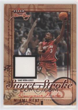 2004-05 Fleer Sweet Sigs - Sweet Stroke - Retail Jersey #SS/DW - Dwyane Wade