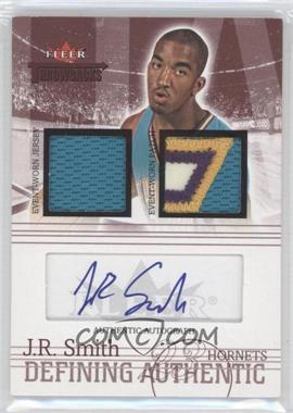 2004-05 Fleer Throwbacks - Defining Authentic - Jersey & Patch Autograph #DAA-JRS - J.R. Smith /23