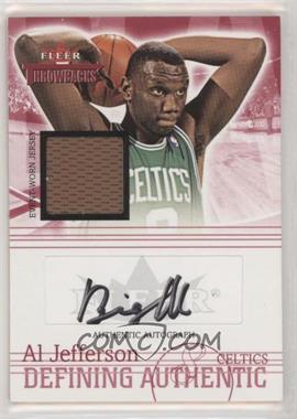 2004-05 Fleer Throwbacks - Defining Authentic - Jersey Autographs #DAA-AJ - Al Jefferson /149