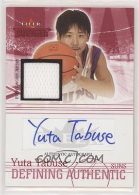 2004-05 Fleer Throwbacks - Defining Authentic - Jersey Autographs #DAA-YT - Yuta Tabuse /449