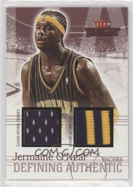2004-05 Fleer Throwbacks - Defining Authentic - Jerseys and Patch Missing Serial Number #DA-JO - Jermaine O'Neal