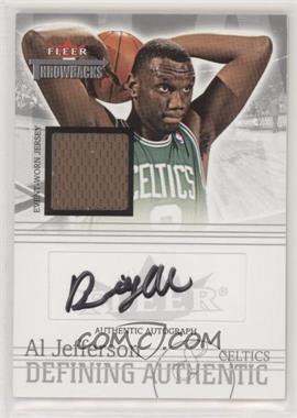 2004-05 Fleer Throwbacks - Defining Authentic - Silver Jersey Autographs #DAA-AJ - Al Jefferson /50