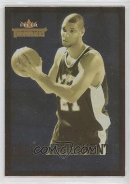 2004-05 Fleer Throwbacks - Defining Authentic #2 DA - Tim Duncan