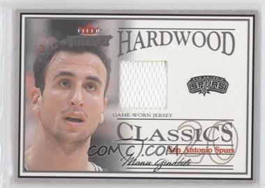 2004-05 Fleer Throwbacks - Hardwood Classics - Jerseys #HC-MG - Manu Ginobili /99