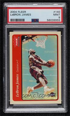 2004-05 Fleer Tradition - [Base] #140 - LeBron James [PSA 9 MINT]