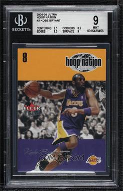 2004-05 Fleer Ultra - Hoop Nation #2HN - Kobe Bryant [BGS 9 MINT]
