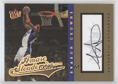 2004-05 Fleer Ultra - Season Crowns - Gold Autographs #SC-AS - Amar'e Stoudemire /15