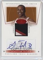 Autographed Future Swatch - Sebastian Telfair #/50