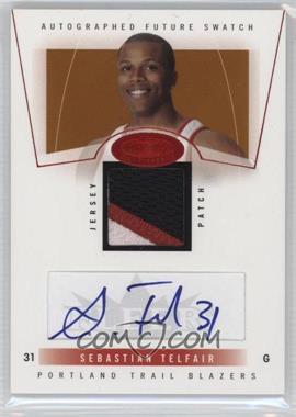 2004-05 Hoops Hot Prospects - [Base] - Red Hot #80 - Autographed Future Swatch - Sebastian Telfair /50