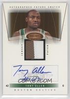 Autographed Future Swatch - Tony Allen #/350