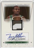 Autographed Future Swatch - Tony Allen #/350