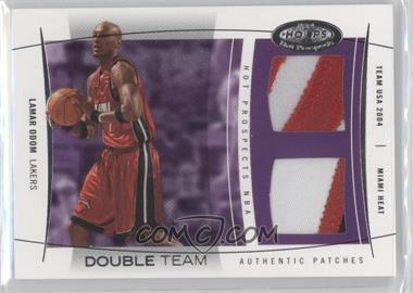 2004-05 Hoops Hot Prospects - Double Team - Patches #DT-LO - Lamar Odom /50