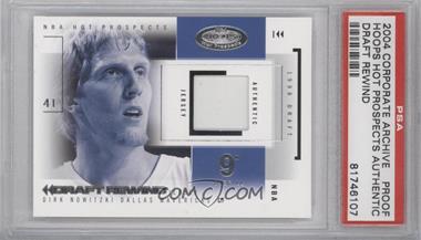 2004-05 Hoops Hot Prospects - Draft Rewind - Corporate Archive Proof #DR/DN - Dirk Nowitzki [PSA Authentic]