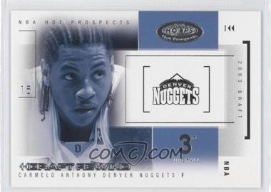 2004-05 Hoops Hot Prospects - Draft Rewind #23 DR - Carmelo Anthony