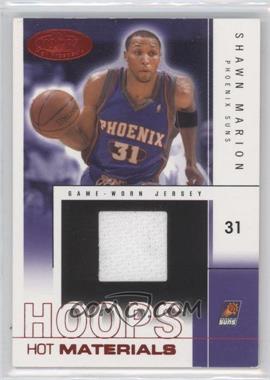 2004-05 Hoops Hot Prospects - Hot Materials - Red Hot #HM-SM2 - Shawn Marion /50