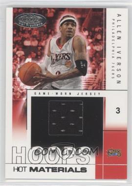 2004-05 Hoops Hot Prospects - Hot Materials #HM-AI - Allen Iverson /500