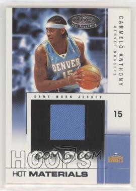 2004-05 Hoops Hot Prospects - Hot Materials #HM-CA - Carmelo Anthony /500