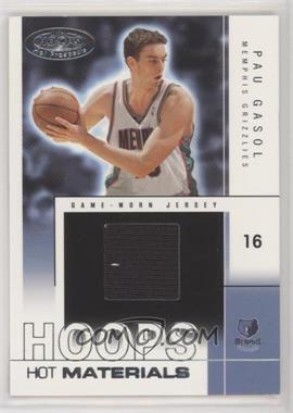 2004-05 Hoops Hot Prospects - Hot Materials #HM-PG - Pau Gasol /500