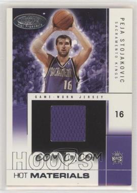 2004-05 Hoops Hot Prospects - Hot Materials #HM-PS - Peja Stojakovic /500 [EX to NM]