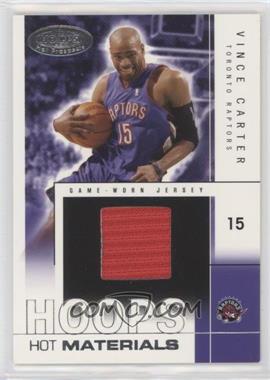 2004-05 Hoops Hot Prospects - Hot Materials #HM-VC - Vince Carter /500