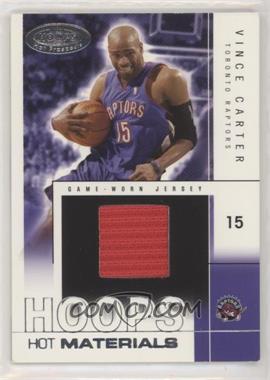 2004-05 Hoops Hot Prospects - Hot Materials #HM-VC - Vince Carter /500