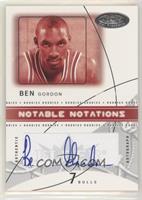 Ben Gordon #/50