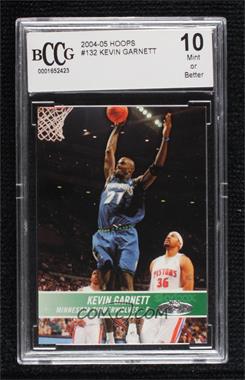 2004-05 NBA Hoops - [Base] #132 - Kevin Garnett [BCCG 10 Mint or Better]