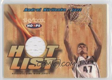 2004-05 NBA Hoops - Hot List - Jerseys #HL/AK - Andrei Kirilenko