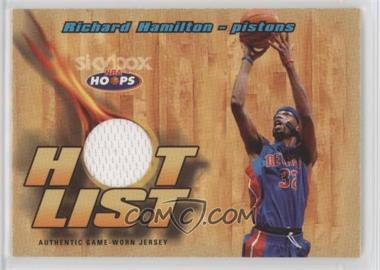 2004-05 NBA Hoops - Hot List - Jerseys #HL/RH - Richard Hamilton
