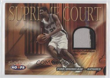 2004-05 NBA Hoops - Supreme Court - Jerseys #SC/TD - Tim Duncan