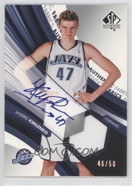 2004-05 SP Authentic - Autographed Authentic Fabrics #AAF-AK - Andrei Kirilenko /50