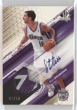2004-05 SP Authentic - Autographed Authentic Patches #AAP-PS - Peja Stojakovic /10