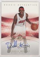 Rookie Authentics - Dorell Wright #/100