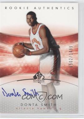 2004-05 SP Authentic - [Base] #154 - Rookie Authentics - Donta Smith /1499