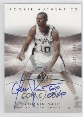 2004-05 SP Authentic - [Base] #165 - Rookie Authentics - Romain Sato /1499