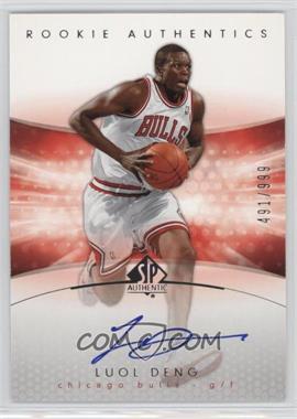 2004-05 SP Authentic - [Base] #181 - Rookie Authentics - Luol Deng /999