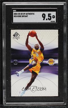 2004-05 SP Authentic - [Base] #38 - Kobe Bryant [SGC 9.5 Mint+]