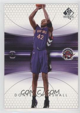 2004-05 SP Authentic - [Base] #82 - Donyell Marshall