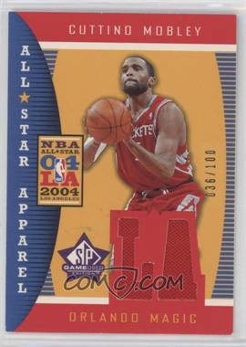 2004-05 SP Game Used - All-Star Apparel - Gold #ASA-CM - Cuttino Mobley /100
