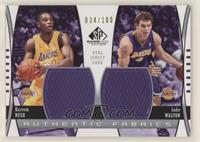 Kareem Rush, Luke Walton #/100