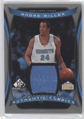2004-05 SP Game Used - Authentic Fabrics #AF-AN - Andre Miller