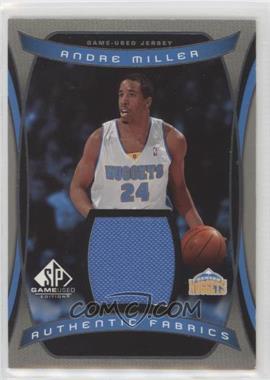 2004-05 SP Game Used - Authentic Fabrics #AF-AN - Andre Miller