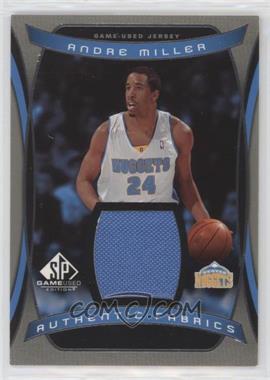 2004-05 SP Game Used - Authentic Fabrics #AF-AN - Andre Miller