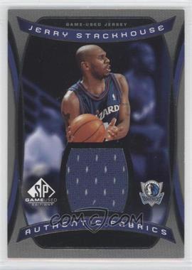 2004-05 SP Game Used - Authentic Fabrics #AF-JS - Jerry Stackhouse