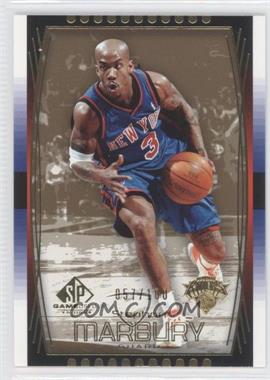 2004-05 SP Game Used - [Base] - Gold #40 - Stephon Marbury /100